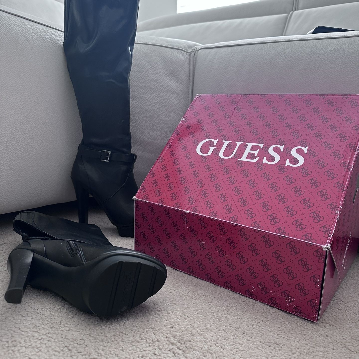 Guess ZALA tall boots size 7.5 like new condition for Sale in Arlington TX OfferUp