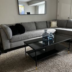 Black And Gold  Coffee  Table 