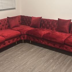 Red Sofa Brand New! 