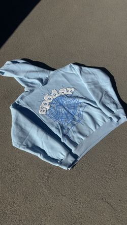 SP5DER Sky Blue Hoodie