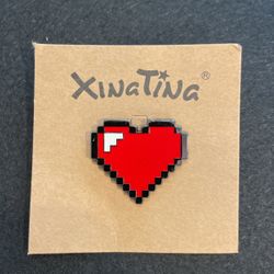 Zelda Heart Enamel Pin Video Game Heart Pin