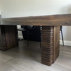 Wood dining table 