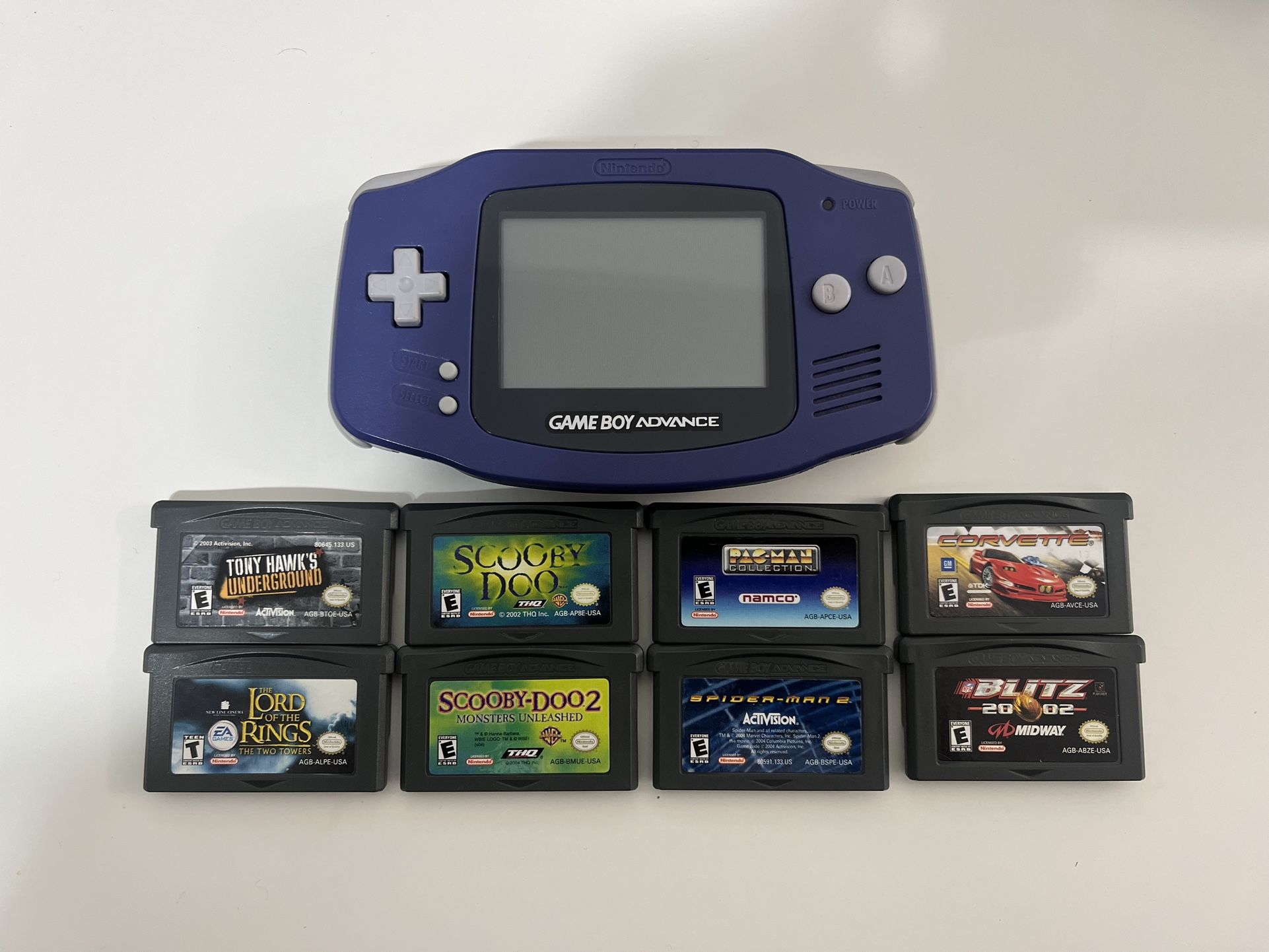 Gameboy Advance 8 Games