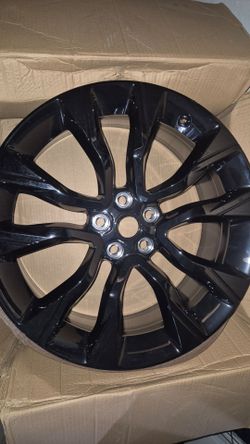Genuine OEM Jaguar Gloss Black Wheels (Set of 3