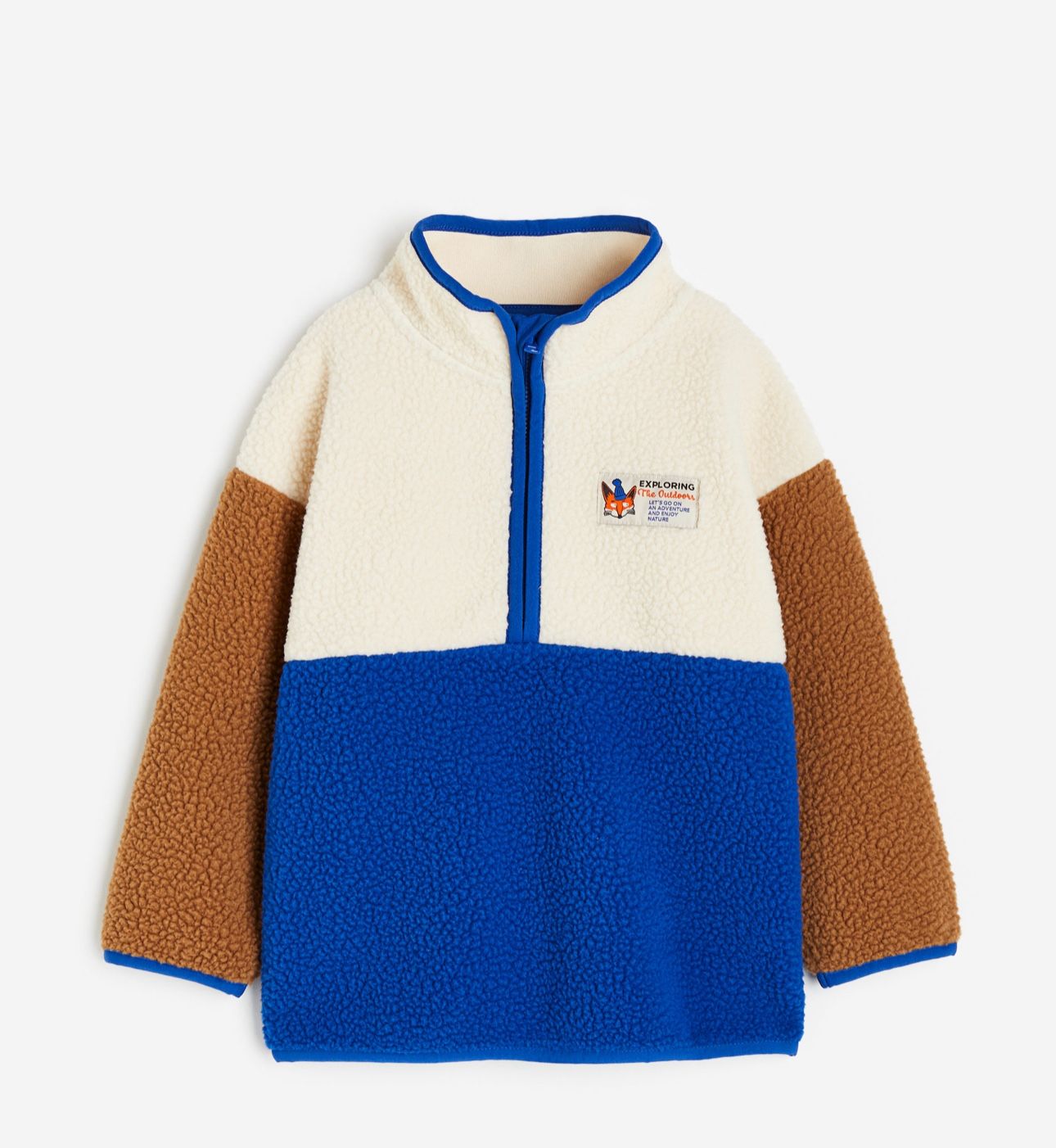 Half-zip Fleece Shirt Size 3/4t