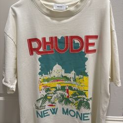 Rhude T Shirt Men  “New Money” 100% Authentic 