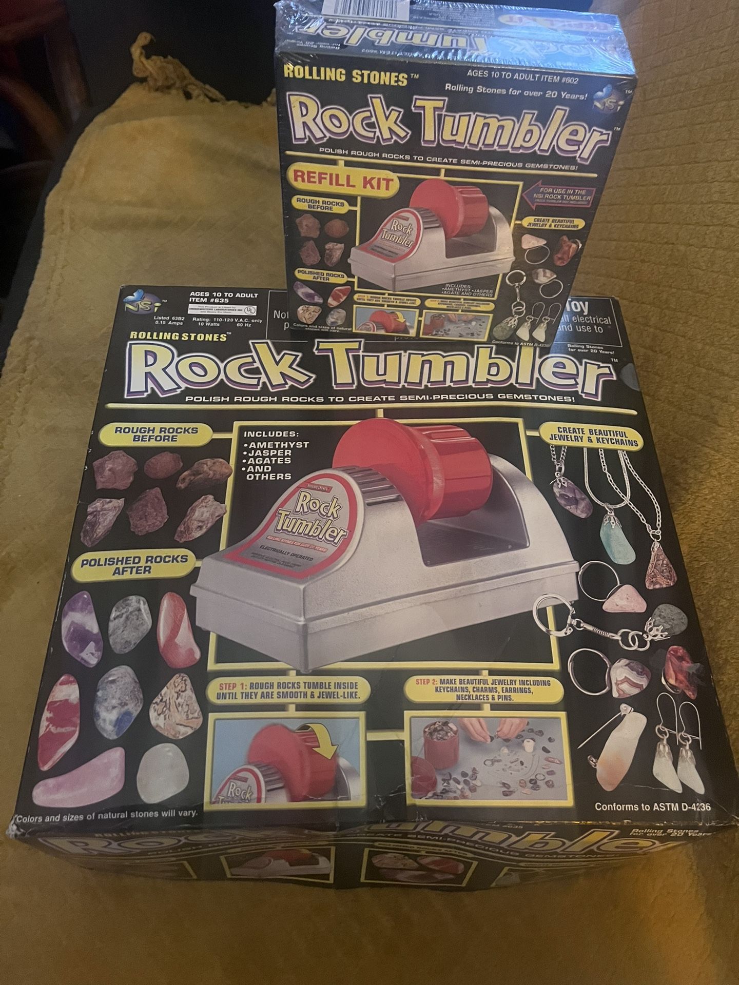 Rock Tumbler Complete Set & refill kit