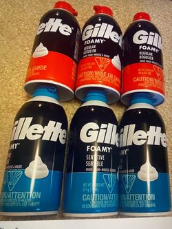 6 Gillette Shave Foamy