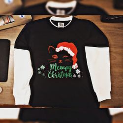 Meow Christmas Custom Tshirt