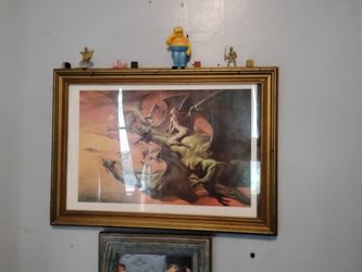 naked demonic chicks riding double headed dragons