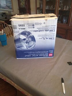 GAF power attic vent egv5 attics up to 2300 ft