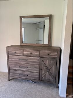 Living Spaces Haskell Dresser w/ mirror