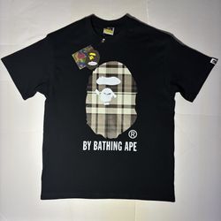 Bape White Burberry (Large) * BEST OFFER*