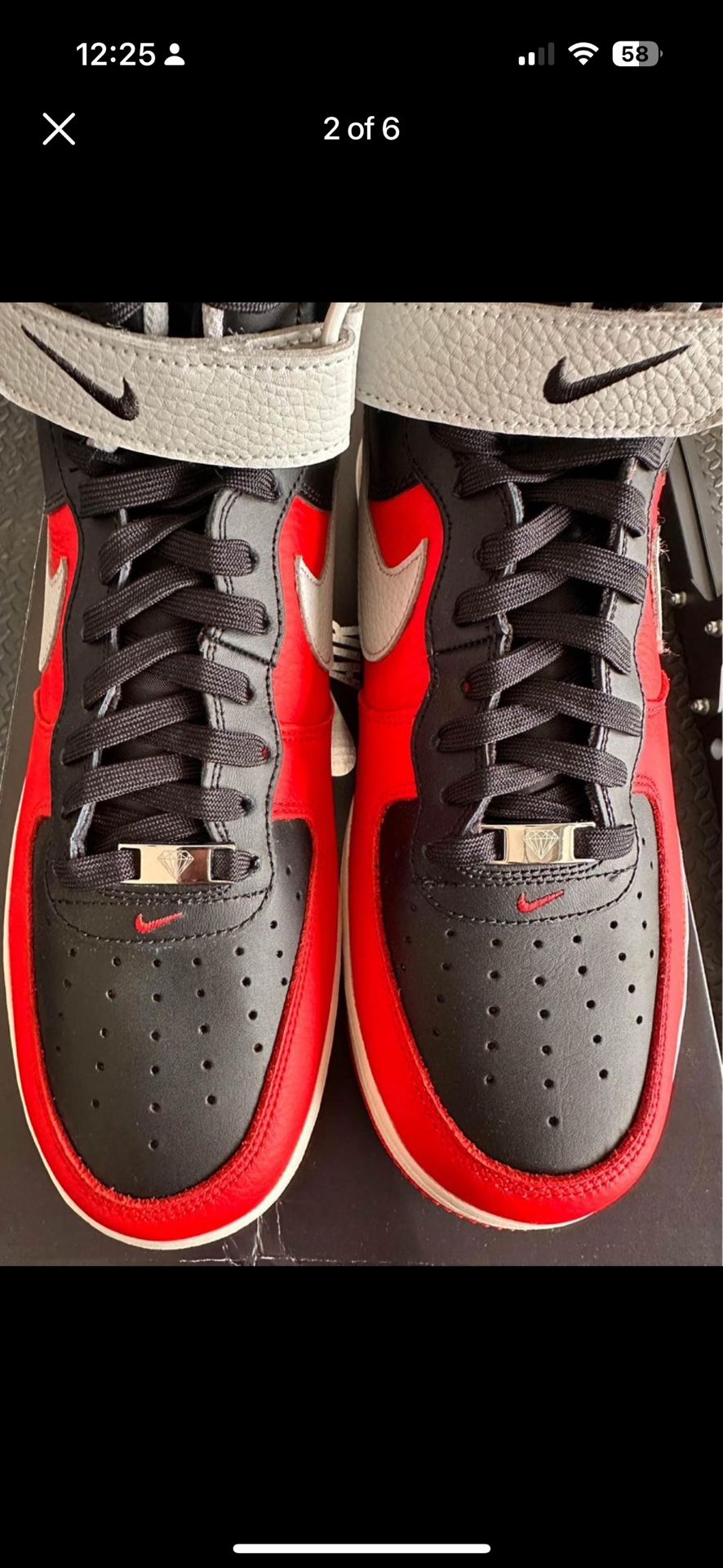 Nike Air Force 1 High 07 LV8 NBA 75th Anniversary Chile Red Size 11 for Sale in Portland OR OfferUp