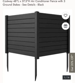 Outdoor Air Conditioning Fence