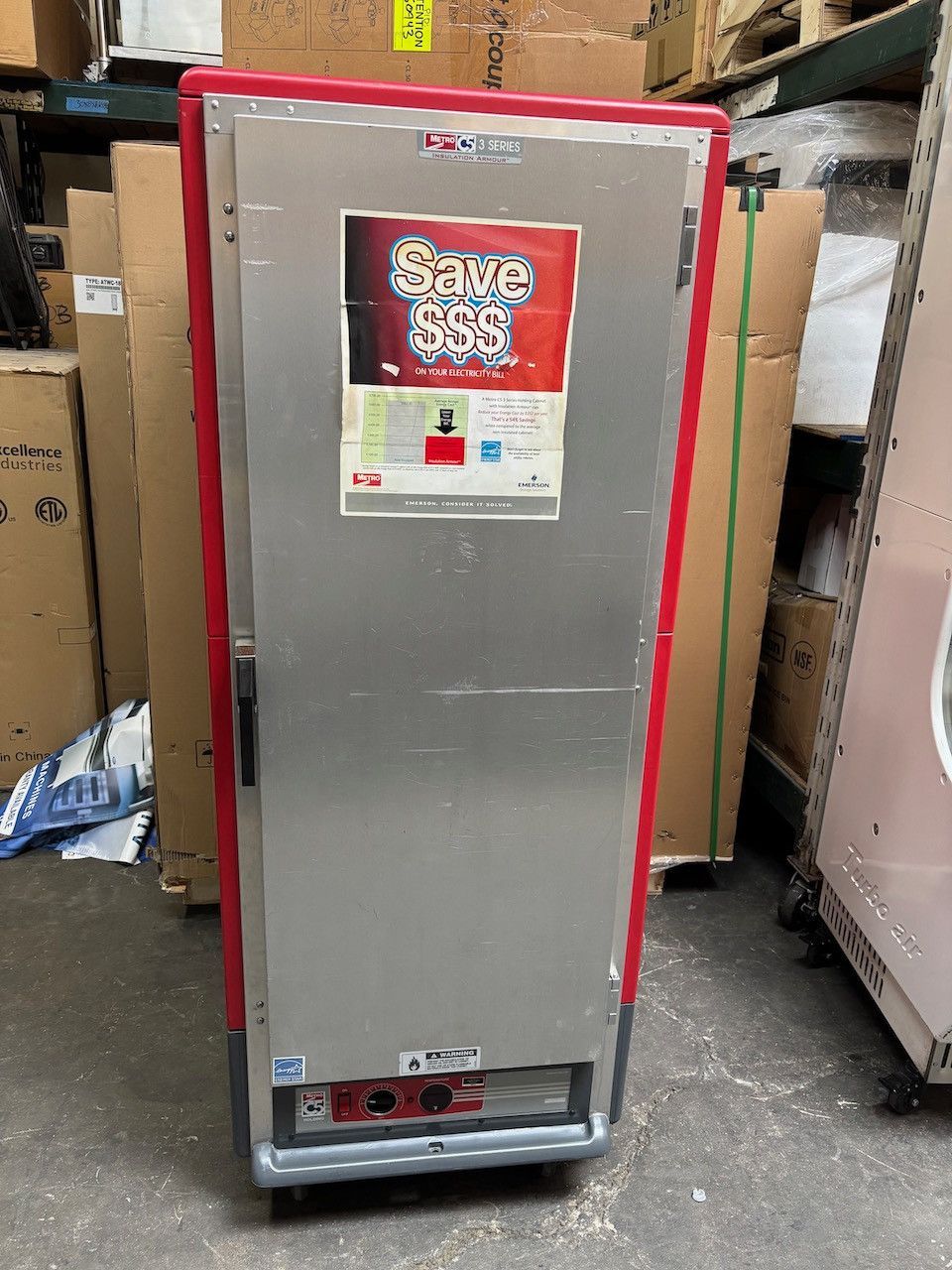 Heated Cabinet Food Warmer Metro C539-HLFS-4 Full Sheet Size Holding Transport Hot Box #3079