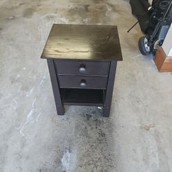 Solid Wood End Table