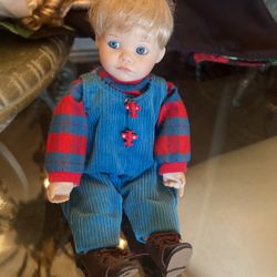 Vintage Porcelain Boy 