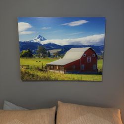 “Red Barns’ View”