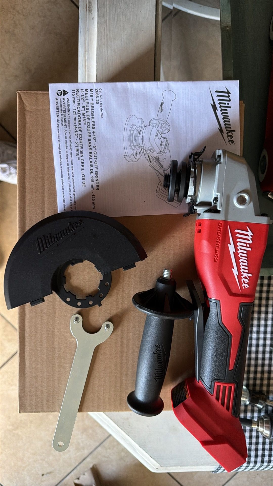 Milwaukee Grinder $165