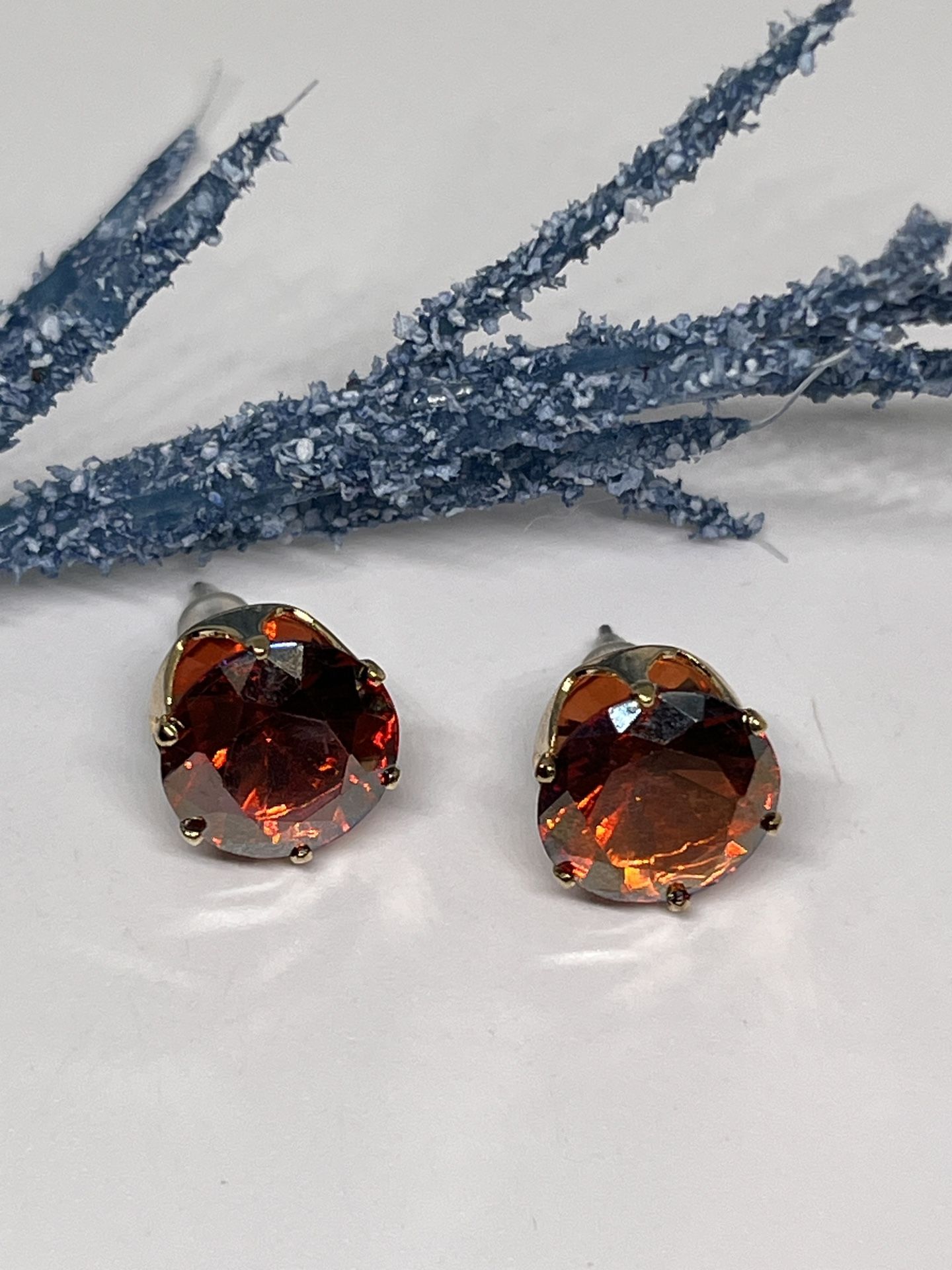 Swarovski’s Crystal Stud Sterling Silver Earrings. 