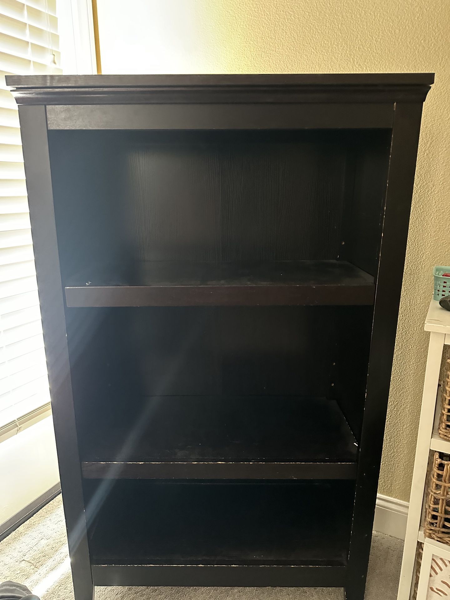 Dark Brown Bookshelf
