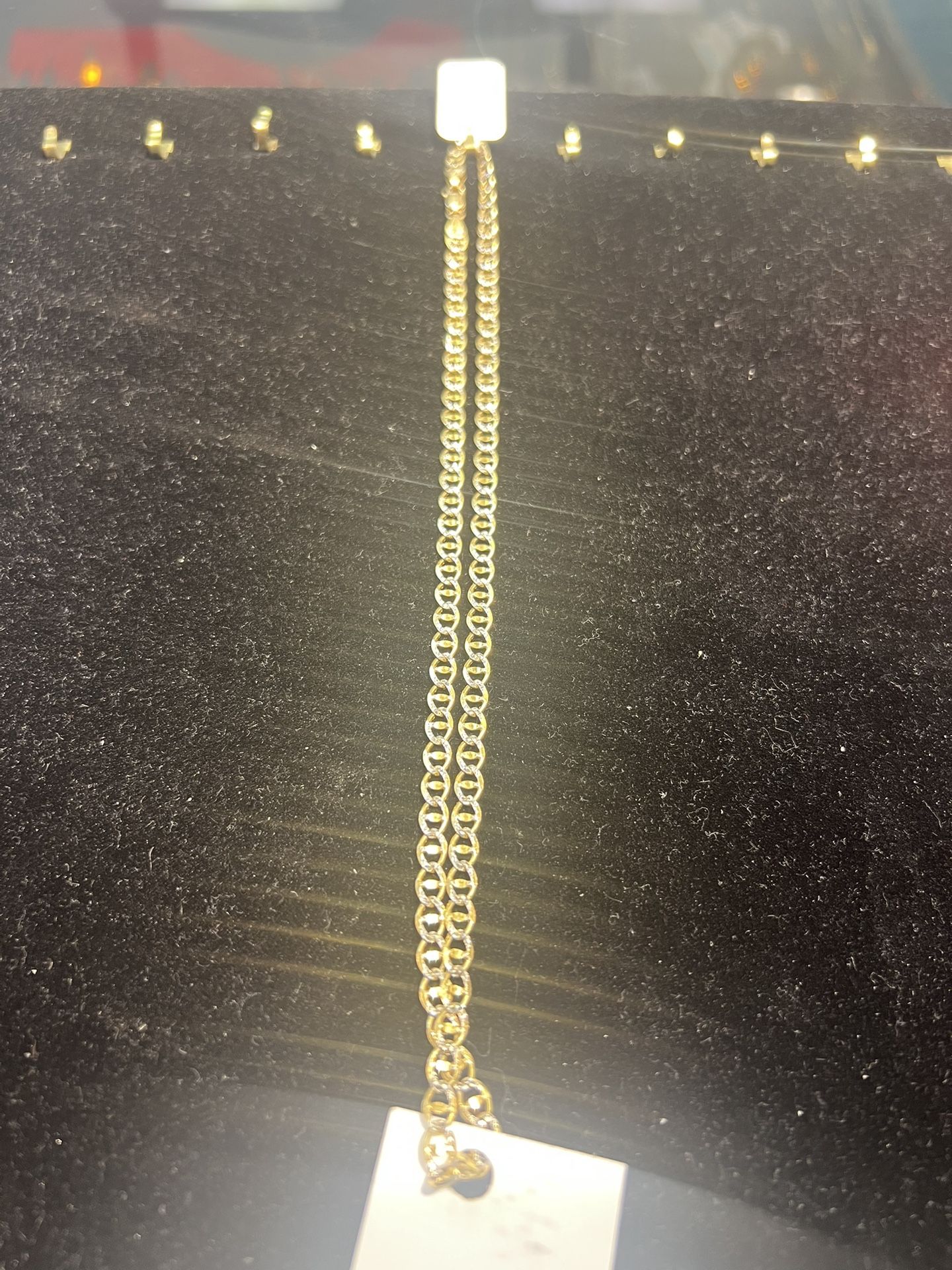 14k 9.8Grms 18Inches Gucci Two-Tone Necklace FIRM!
