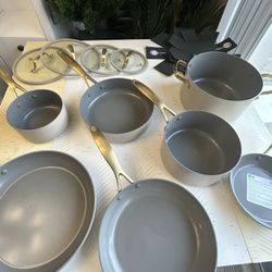 GreenPan Jewel 11 pieces Cookware Set.