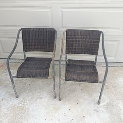 2 Outdoor Chairs