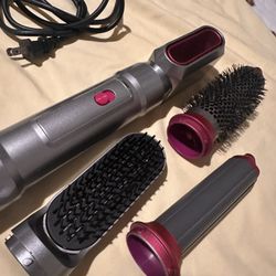 Off Brand Hair Dryer/curling Wand Set