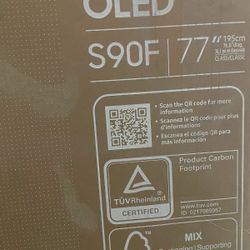 Samsung - 77” Class S90F Series OLED 4K UHD Smart Tizen TV