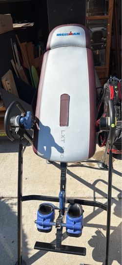 Inversion table with locking feature