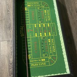 Mini Craps Table
