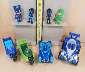 PJ Masks Action Figures & Cars Lot