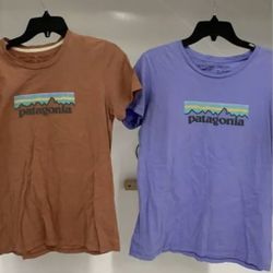 Patagonia Women's Purple Brown 2PCS Lot Size Small 