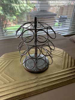 Silver Carousel Keurig Cup Holder