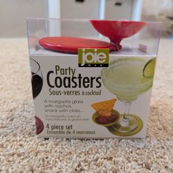 NEW Party Coasters Set Of 4
