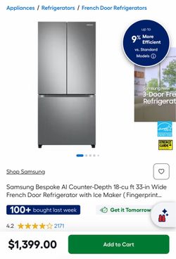Brand new Samsung refrigerator