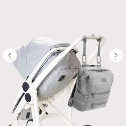 Dagne Dover Diaper Bag Grey Backpack 