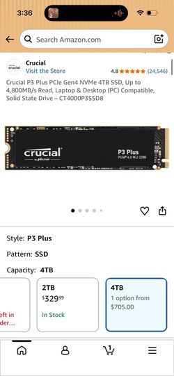 4TB M2 p3 plus