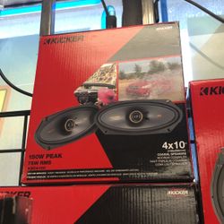 Kicker 4x10 On Sale Today For 99 Bucks 