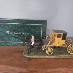 LANG & WISE COLONIAL WILLIAMSBURG WYTHE CARRIAGE 0506020 With Box