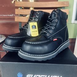 SUREWAY STEEL TOE WORK BOOTS 