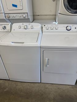 Used GE Washer and Gas Dryer Top Load