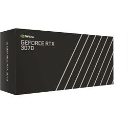NVIDIA Tarjeta gráfica GeForce RTX 3070 8GB GDDR6 PCI Express 4.0 - Platino oscuro y negro