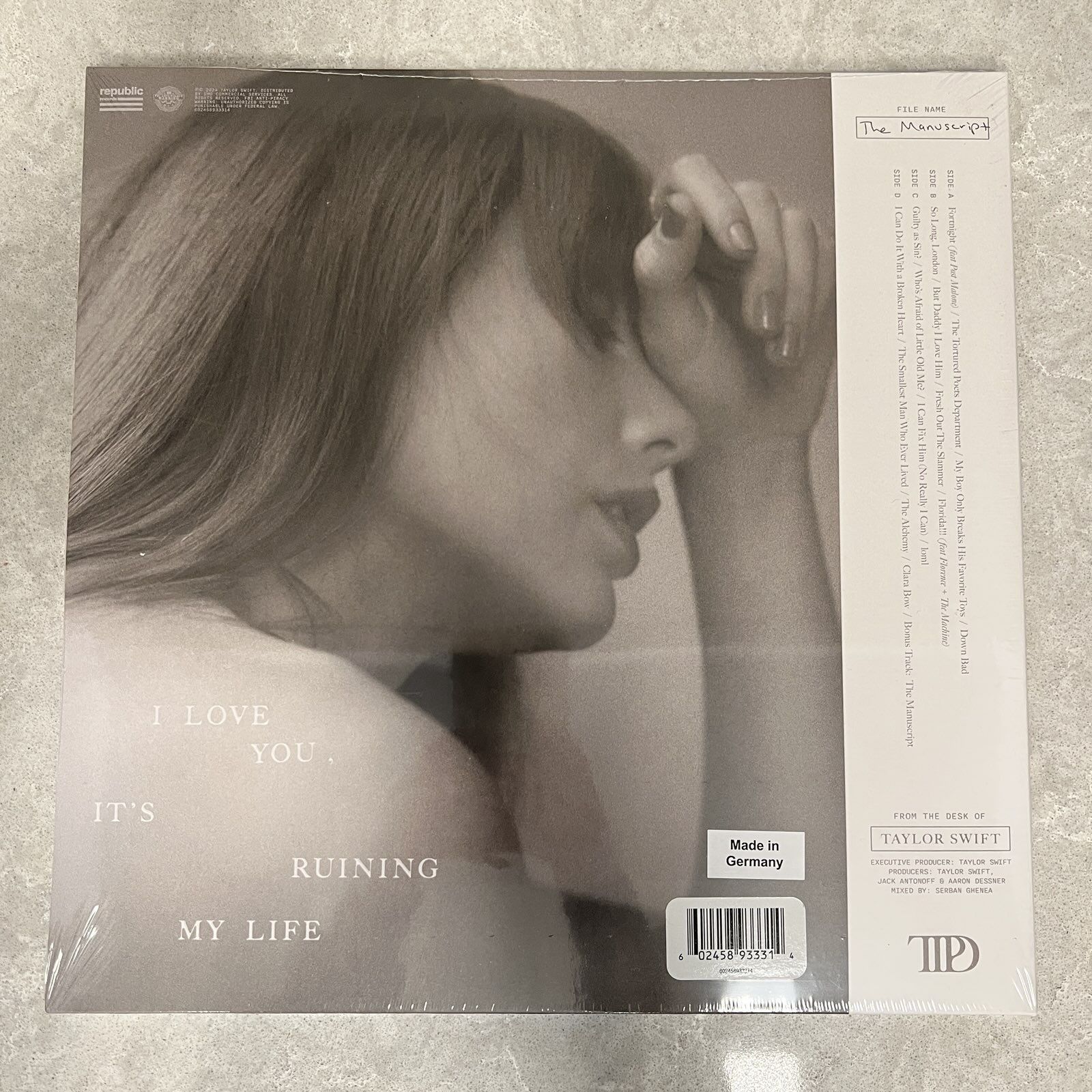 The Tortured Poets' Department Vinyl