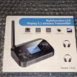 Multifunction Bluetooth Wireless Transmitter / Receiver, LCD Display