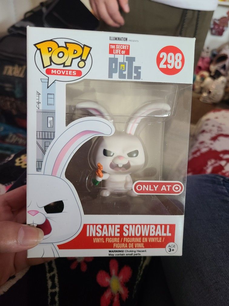 The Secret Life Of Pets Insane Snowball Funko Pop