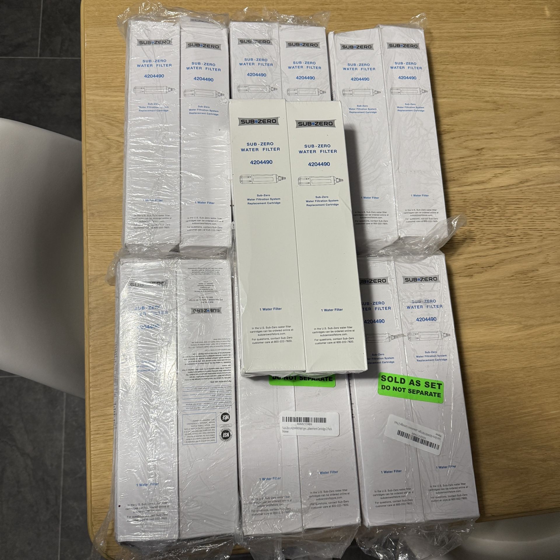 BRAND NEW Set Of 14 Sub Zero Water Filters