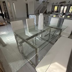 Glass Dining Room Table 
